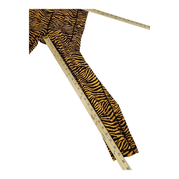 CRZ Yoga Tiger Print Leggings Size L (12) High Rise Stretch Workout Pants - Picture 3 of 6